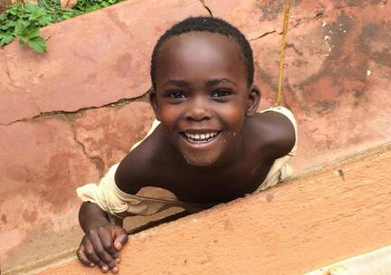 close up beautiful dirty face