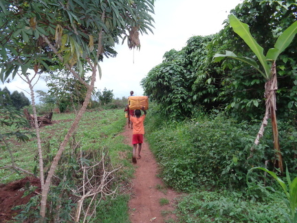 getting water paulo behind